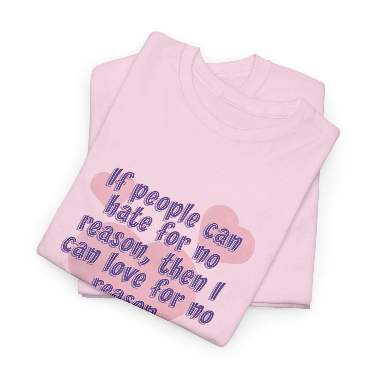 No Hate. I love you all! Casual Women's Basic T-Shirt