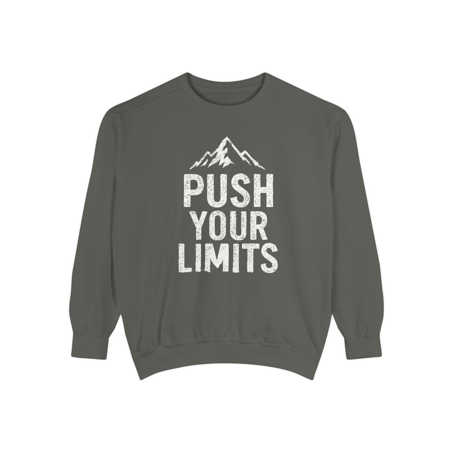 Push Your Limits Vintage Wash Women's Premium Crewneck Sweatshirt