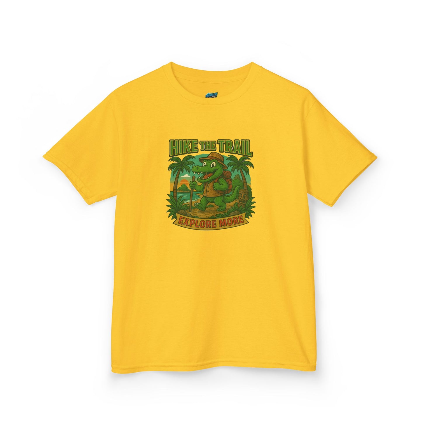 Hike the Trail Gator Hiking Boys' Heavy Cotton T-Shirt