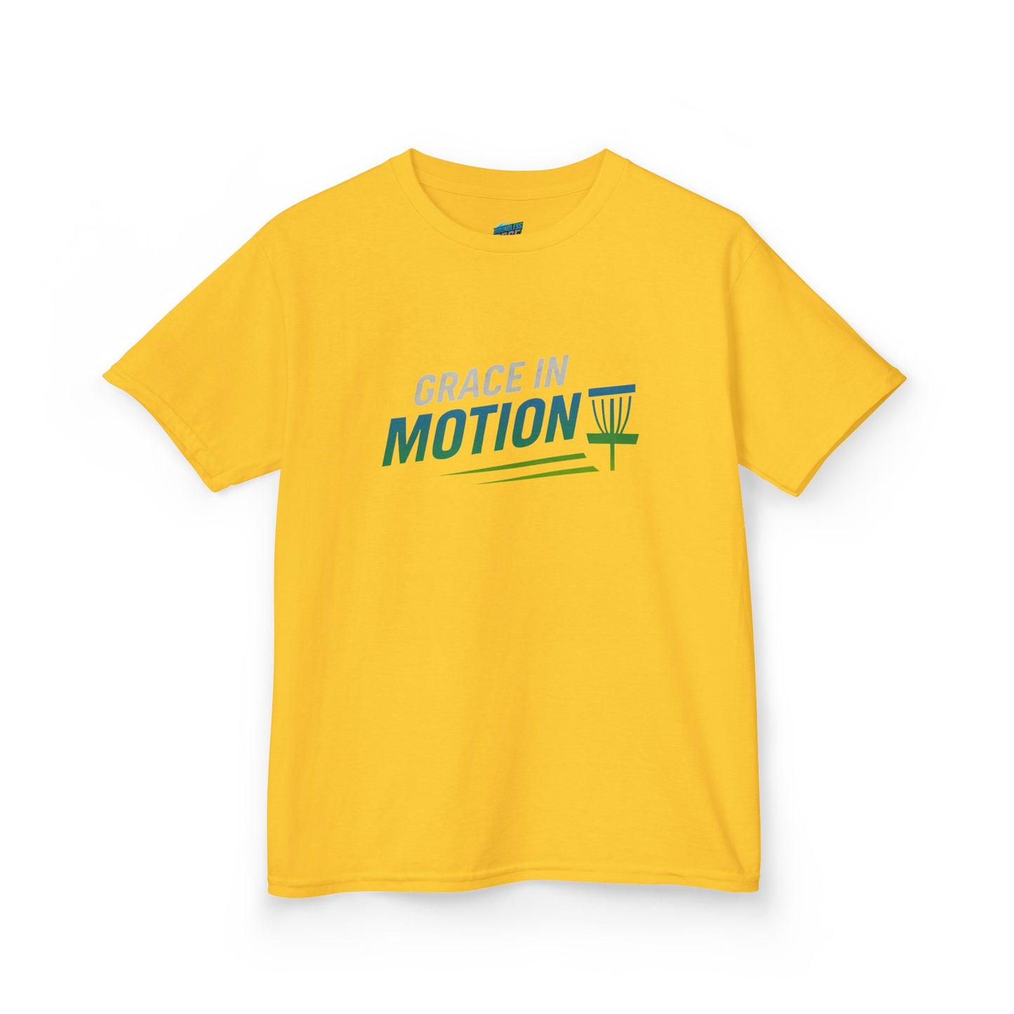 Grace in Motion Disc Golf Girls' Heavy Cotton T-Shirt