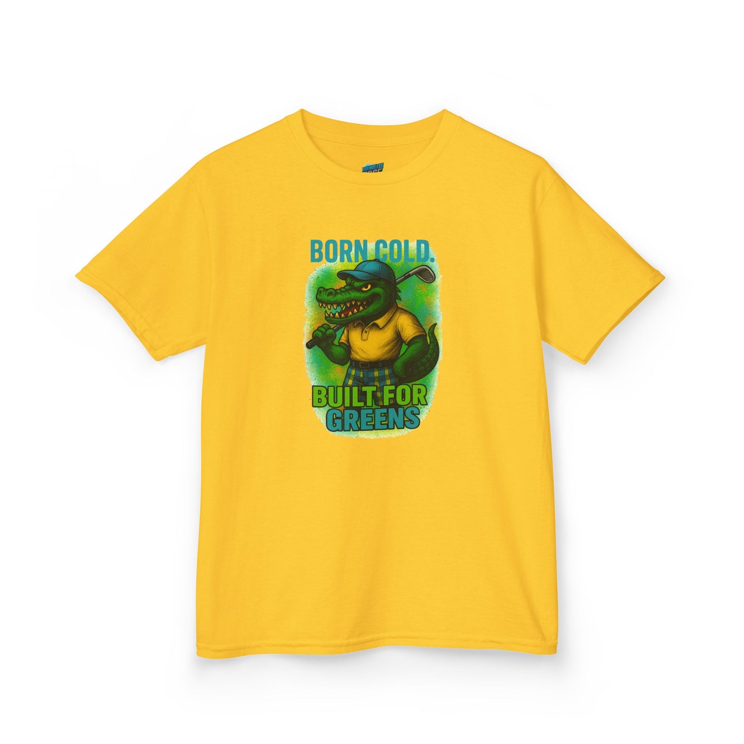Born Cold. Built For Greens. Gator Golf Boys' Heavy Cotton T-Shirt