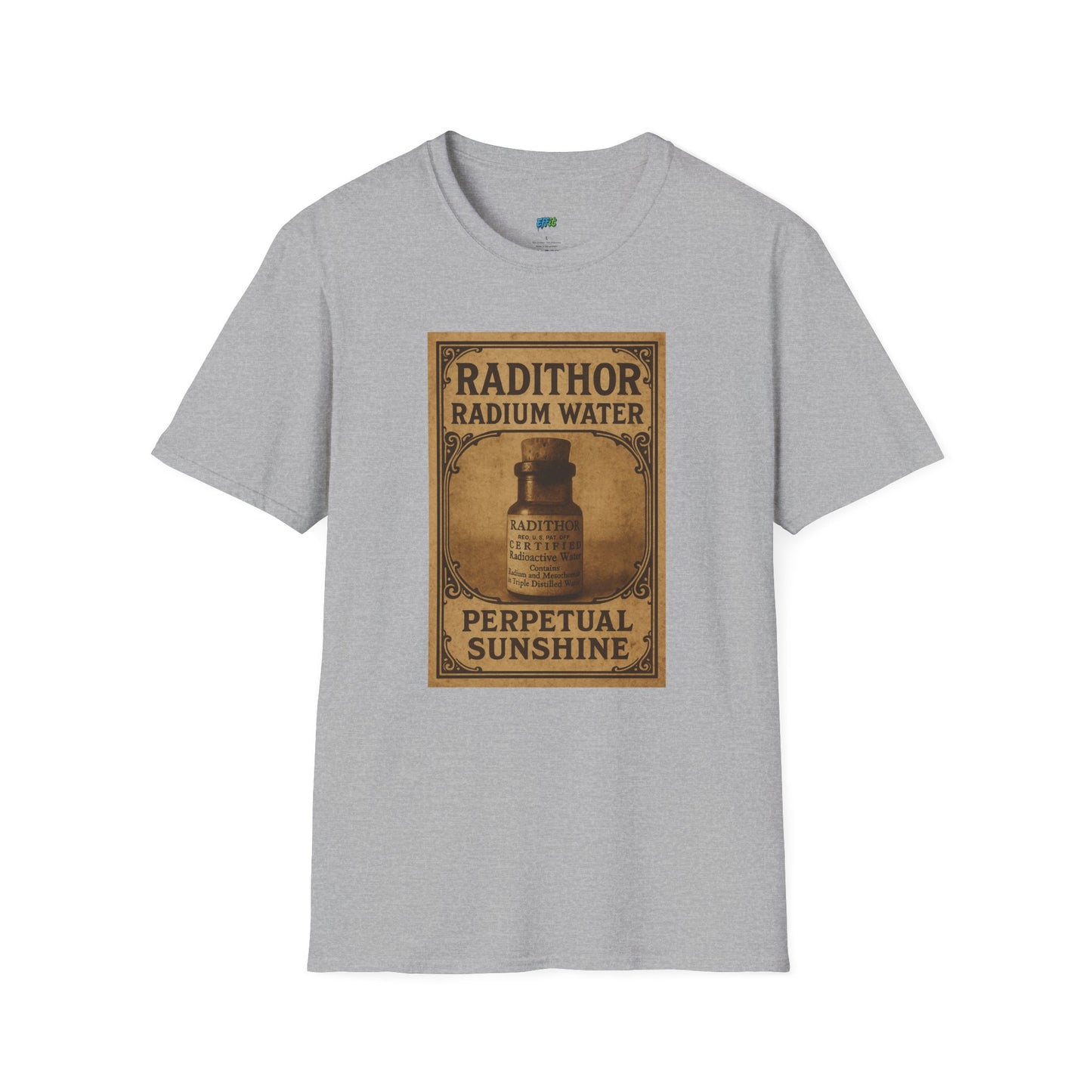 Radithor Ad Humor Vintage Men's Basic T-Shirt