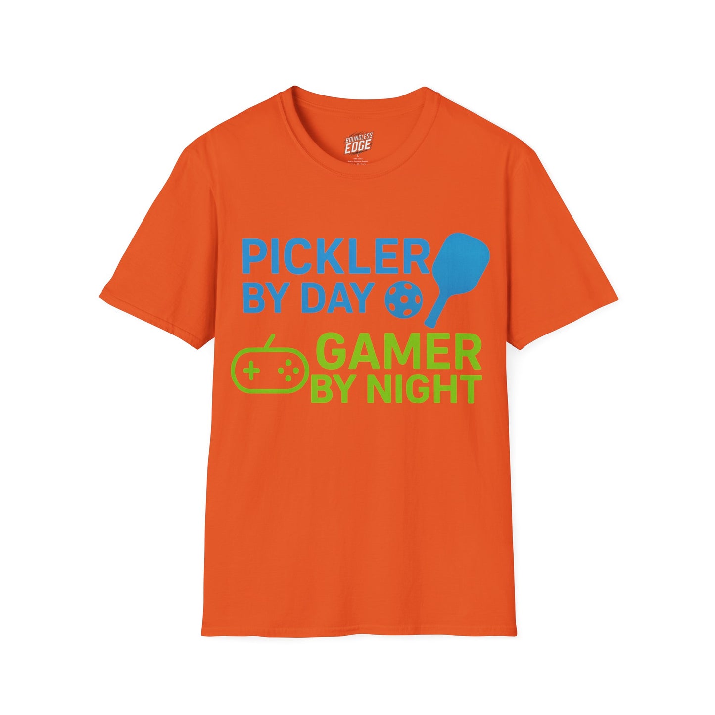 Pickler by Day, Gamer by Night Pickleball Men's Basic T-Shirt