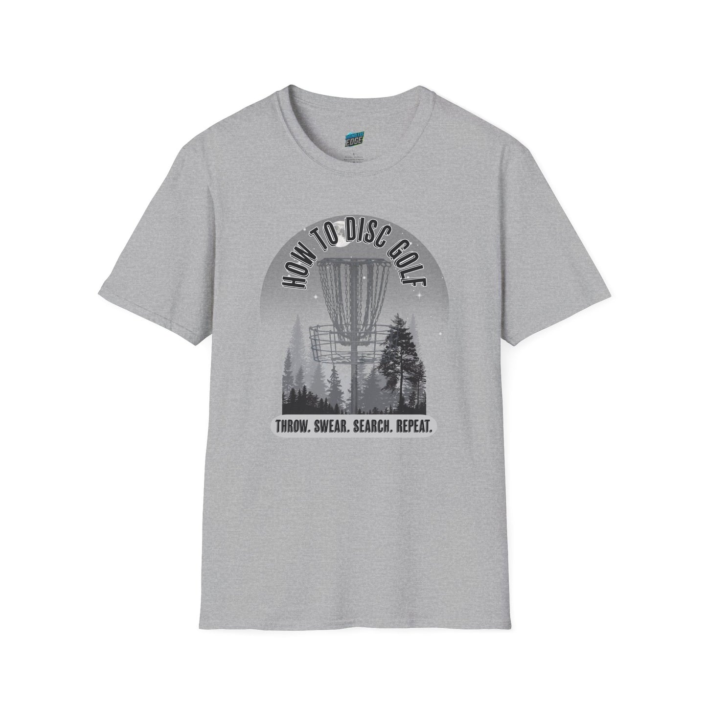 How to Disc Golf Humor Men's Basic Softstyle T-Shirt