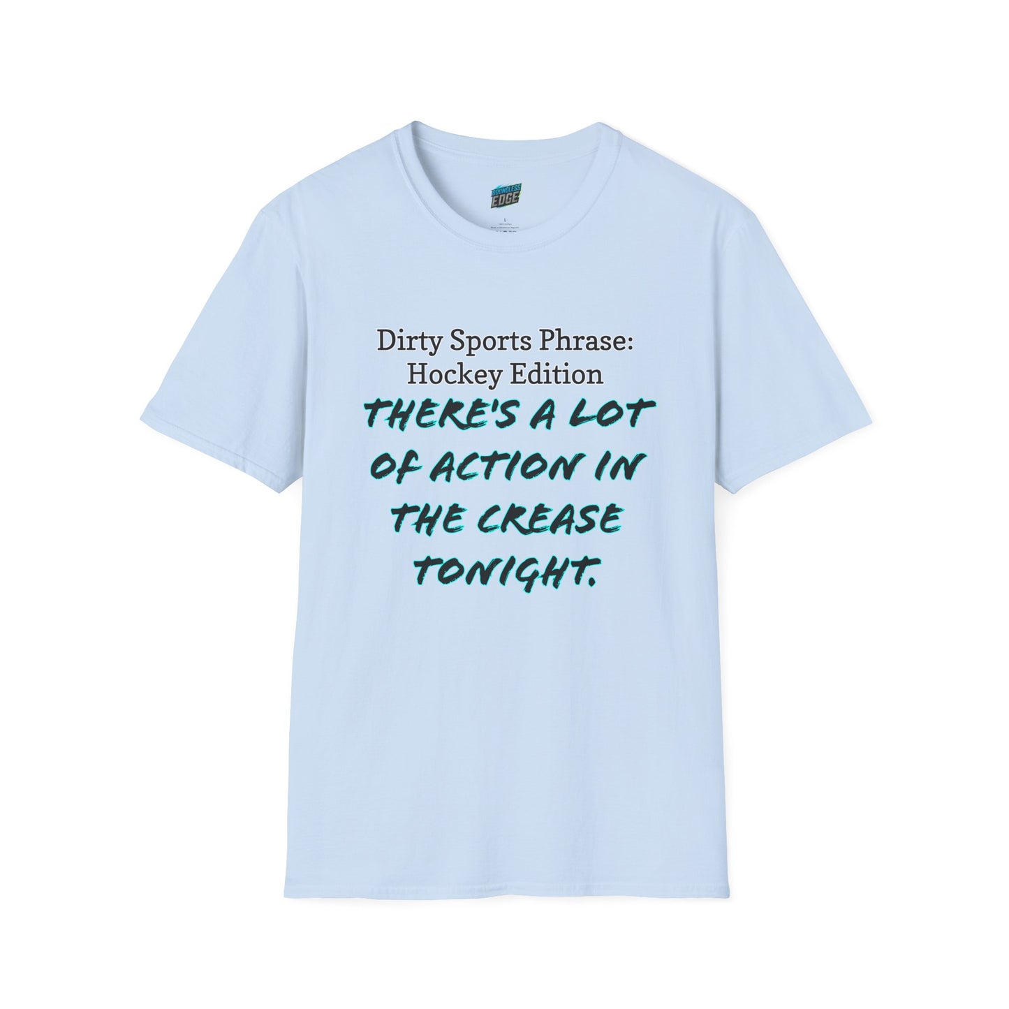 Dirty Sports Phrase Hockey Humor Women's Basic T-Shirt