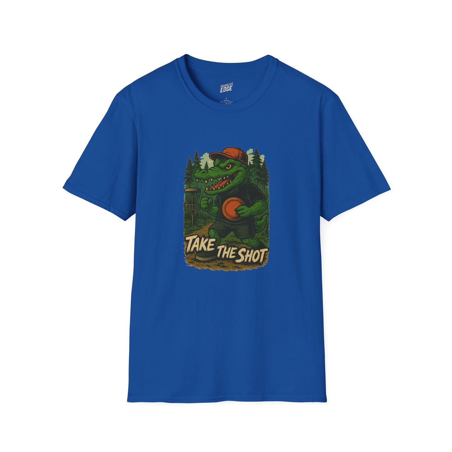 Take the Shot Disc Golf Gator Men's Basic T-Shirt