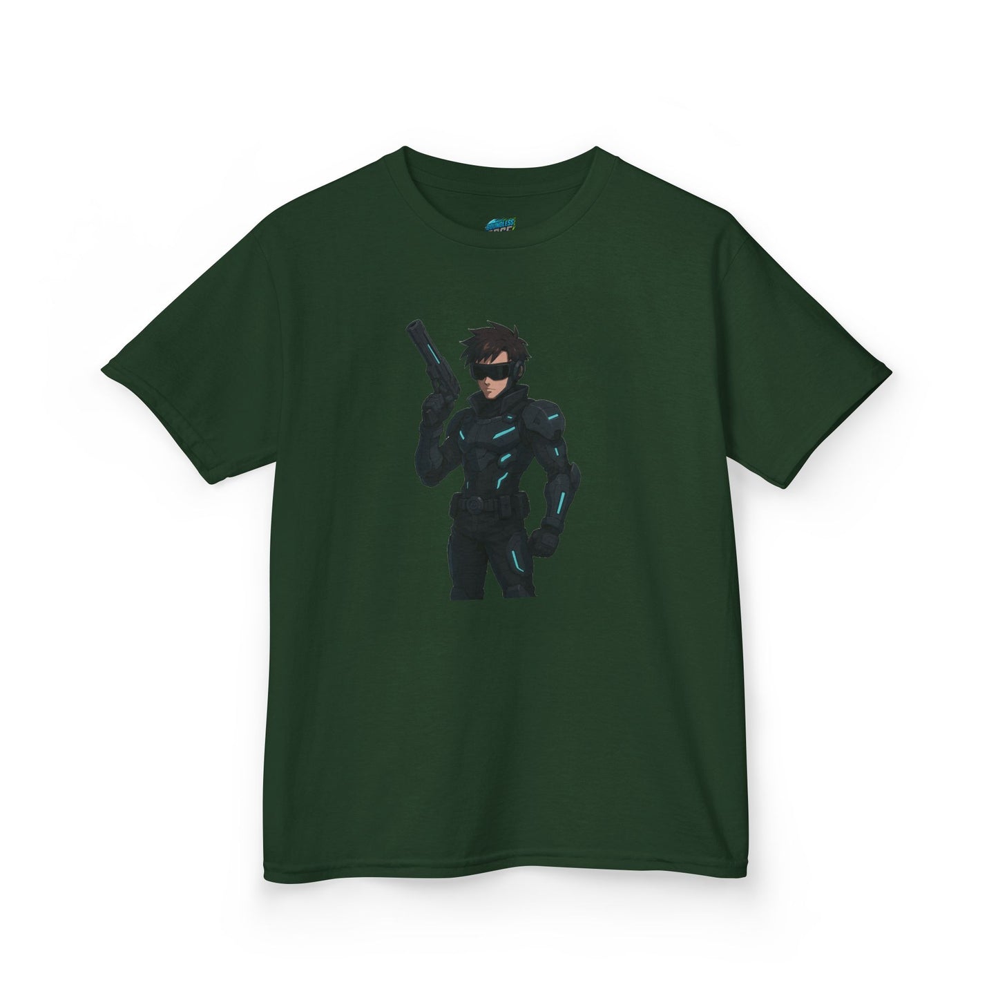 Cyber Agent Anime Boys' Heavy Cotton T-Shirt