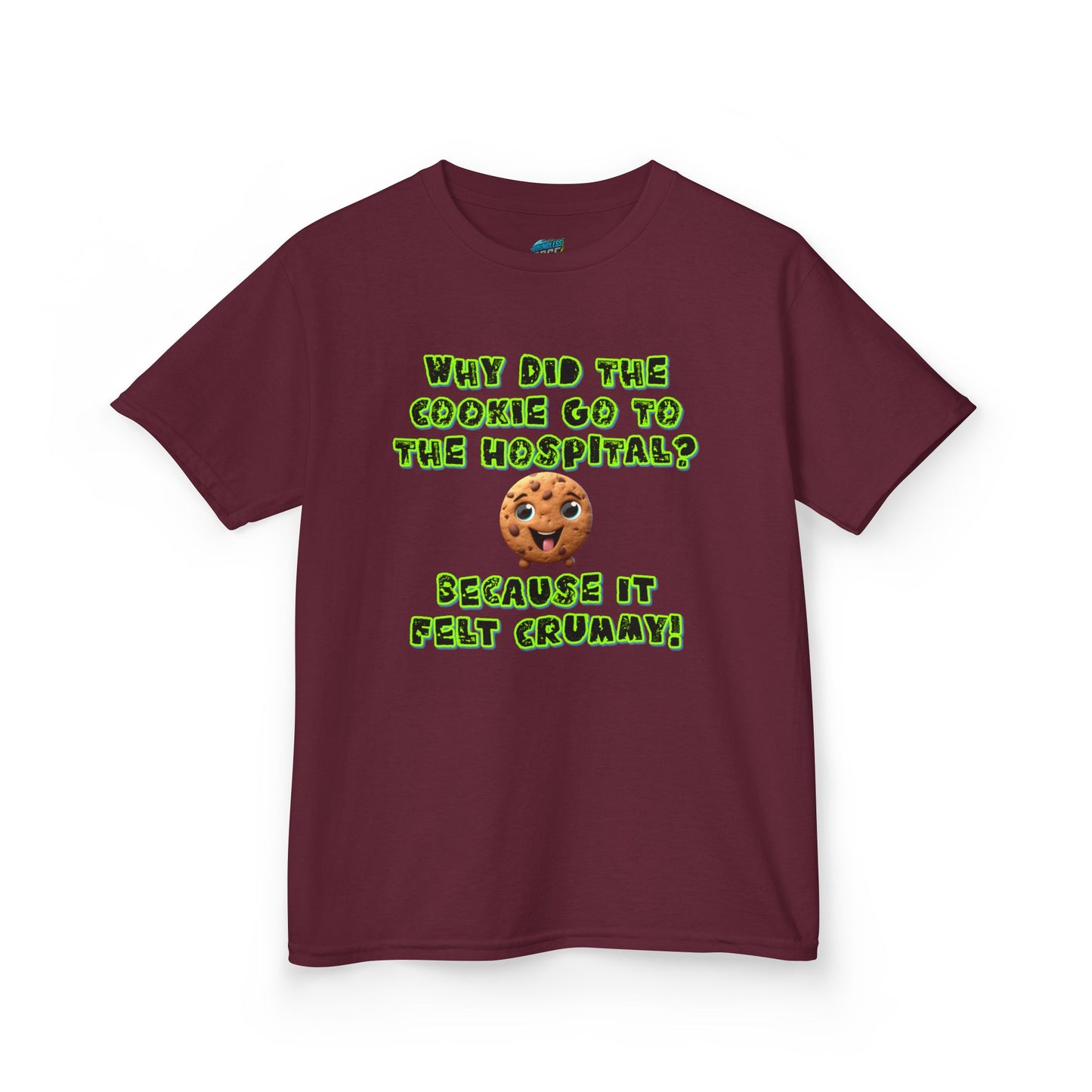 Cookie Joke Humor Boys' Heavy Cotton T-Shirt