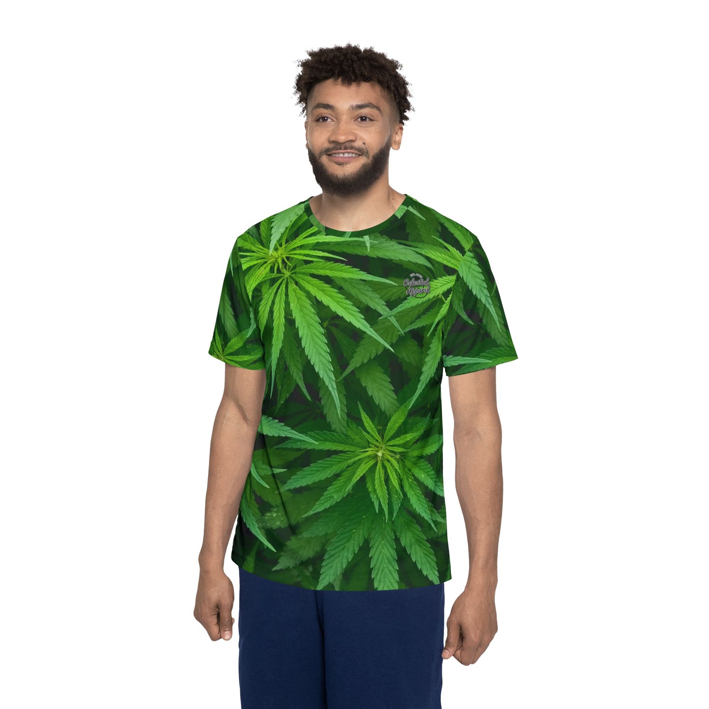 Pot Leaf Adult Humor Men's Jersey Premium T-Shirt