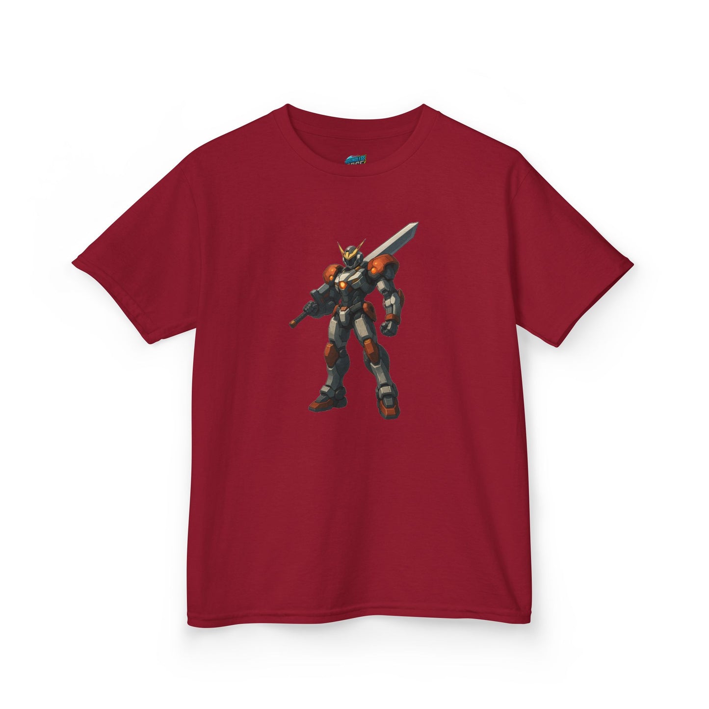 Mech Anime Girls' Heavy Cotton T-Shirt