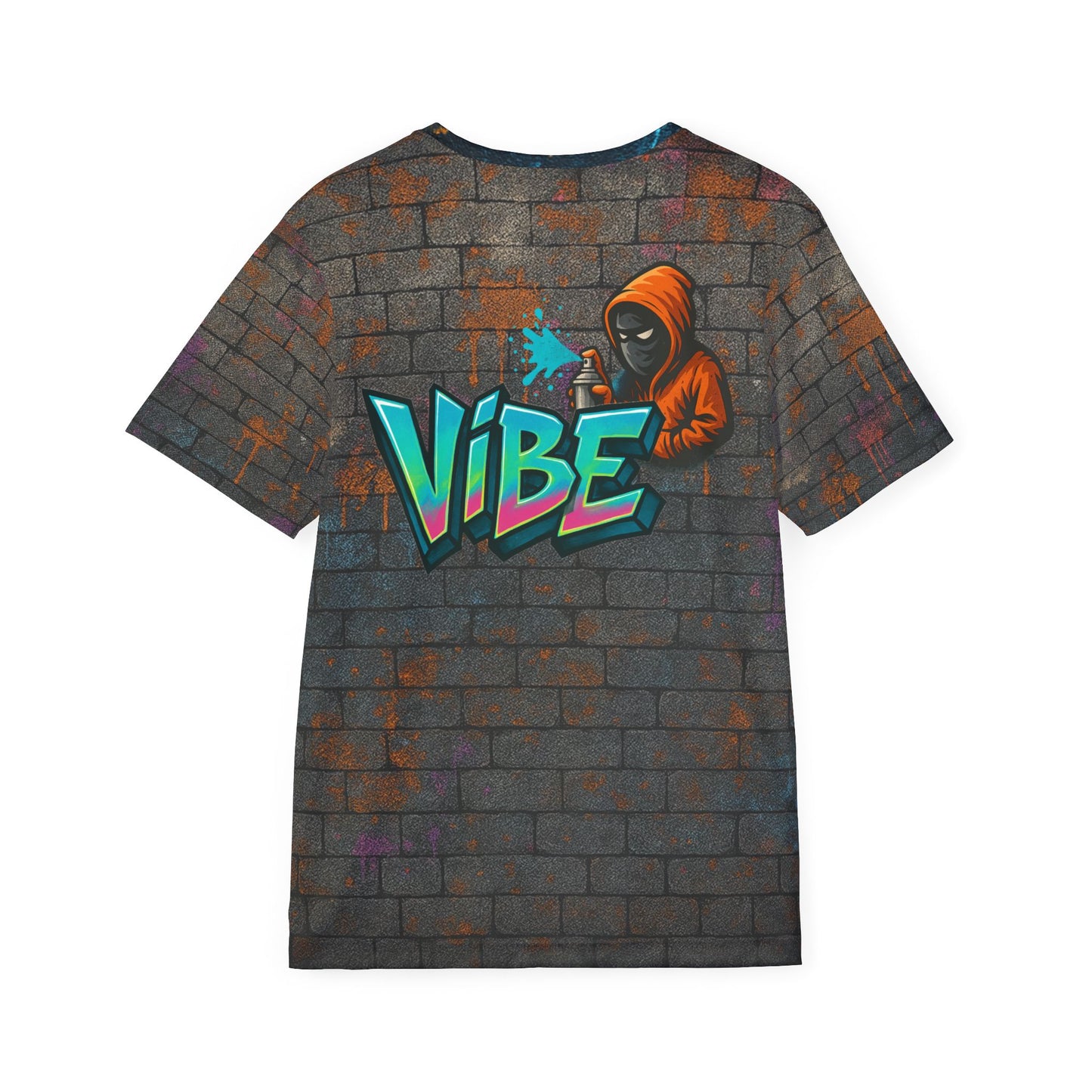 Vibe Graffiti Wall Men's Jersey Premium T-Shirt