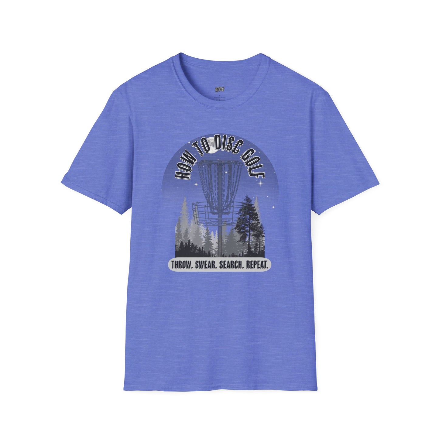 How to Disc Golf Humor Men's Basic Softstyle T-Shirt