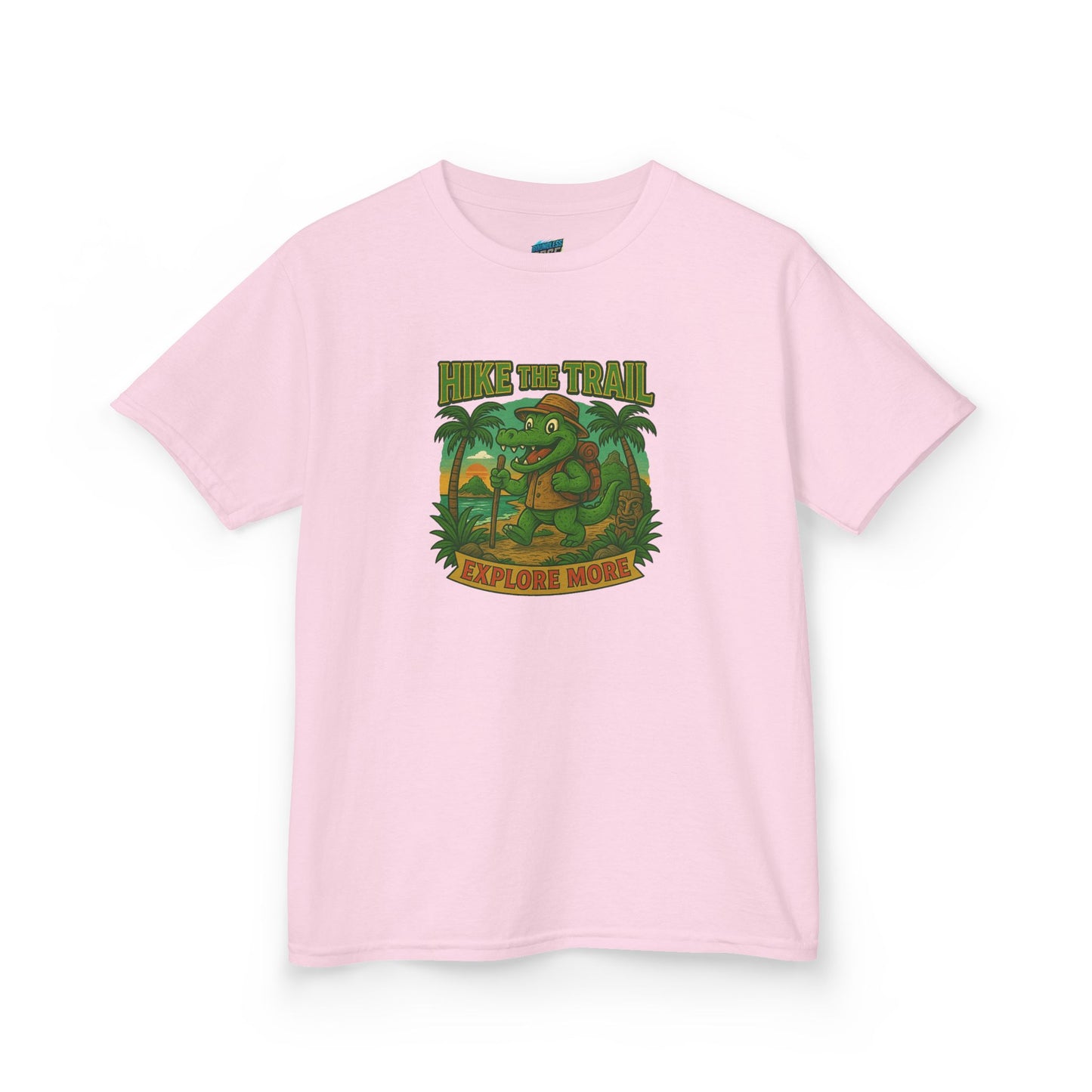 Hike the Trail Gator Hiking Girls' Heavy Cotton T-Shirt