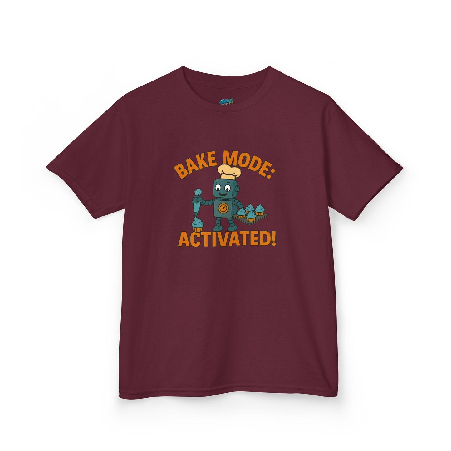 Bake Mode: Activated Playing with Danger Boys' Heavy Cotton T-Shirt