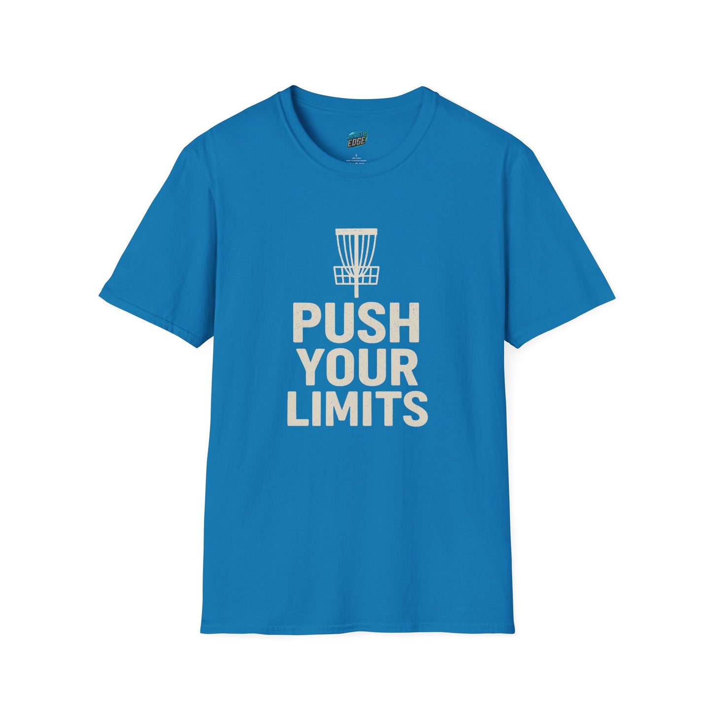 Push Your Limits Disc Golf Men's Basic T-Shirt