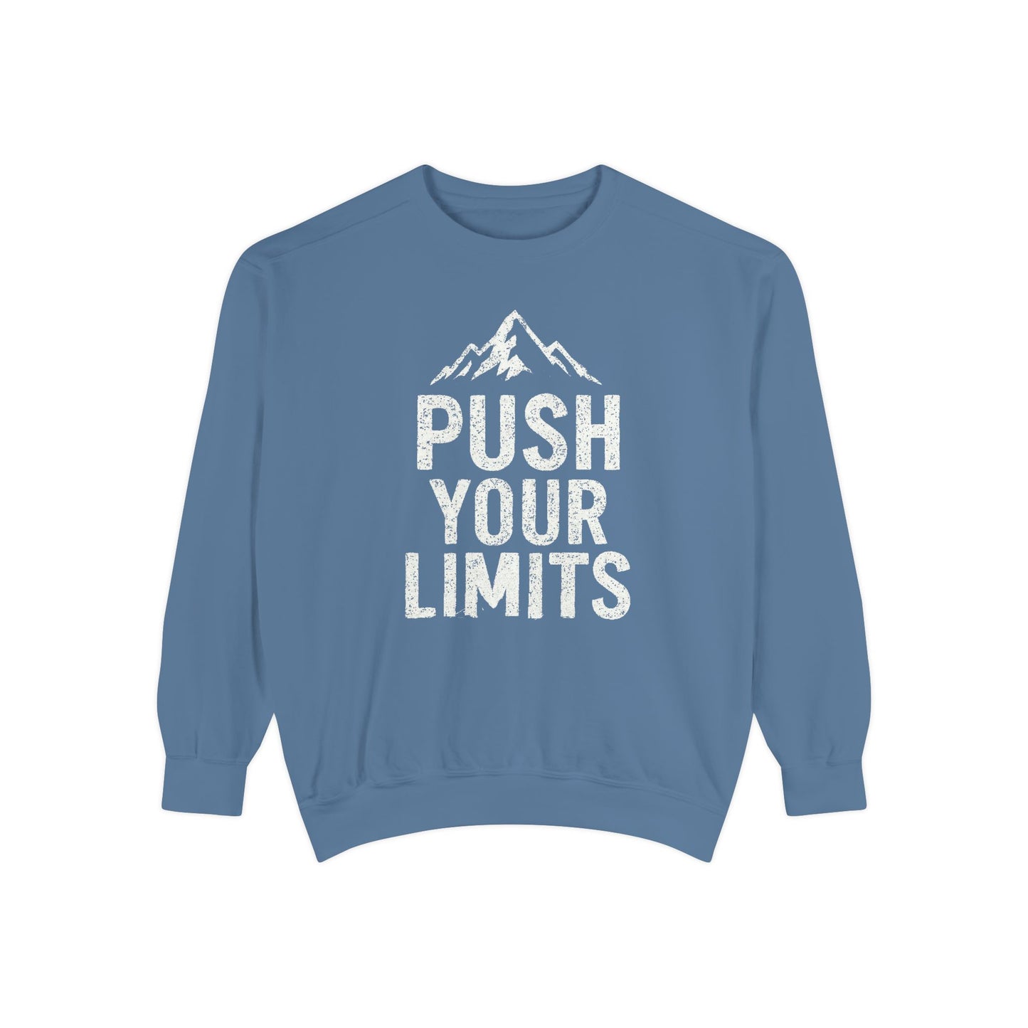 Push Your Limits Vintage Wash Women's Premium Crewneck Sweatshirt