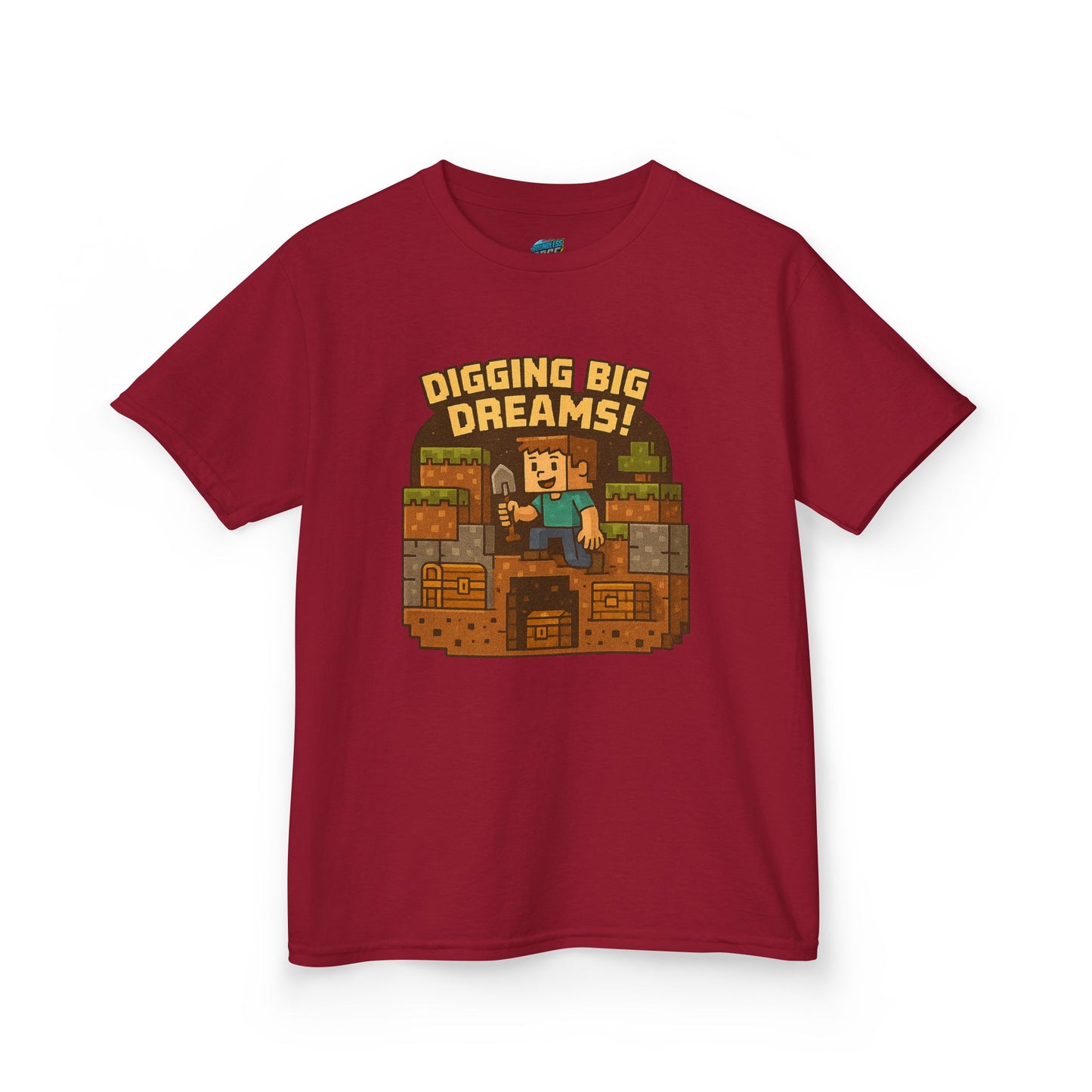 Digging Big Dreams Playing with Danger Boys' Heavy Cotton T-Shirt