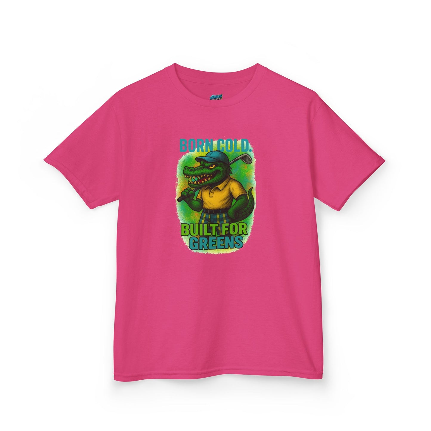 Born Cold. Built For Greens. Gator Golf Boys' Heavy Cotton T-Shirt