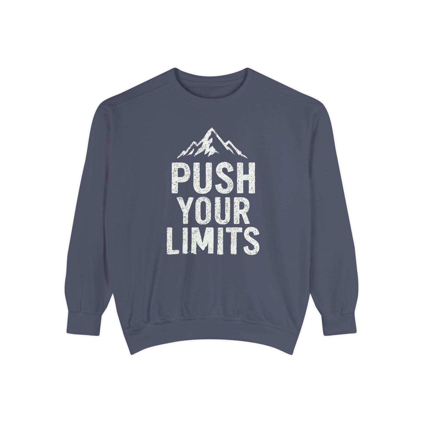 Push Your Limits Vintage Wash Women's Premium Crewneck Sweatshirt