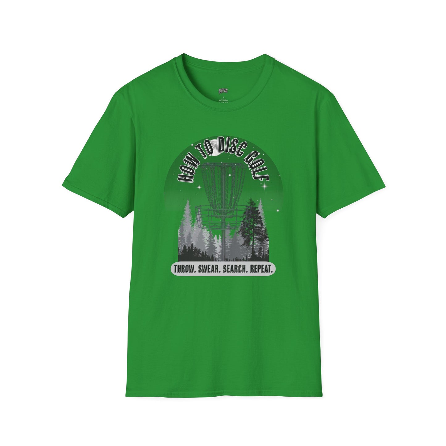 How to Disc Golf Humor Men's Basic Softstyle T-Shirt