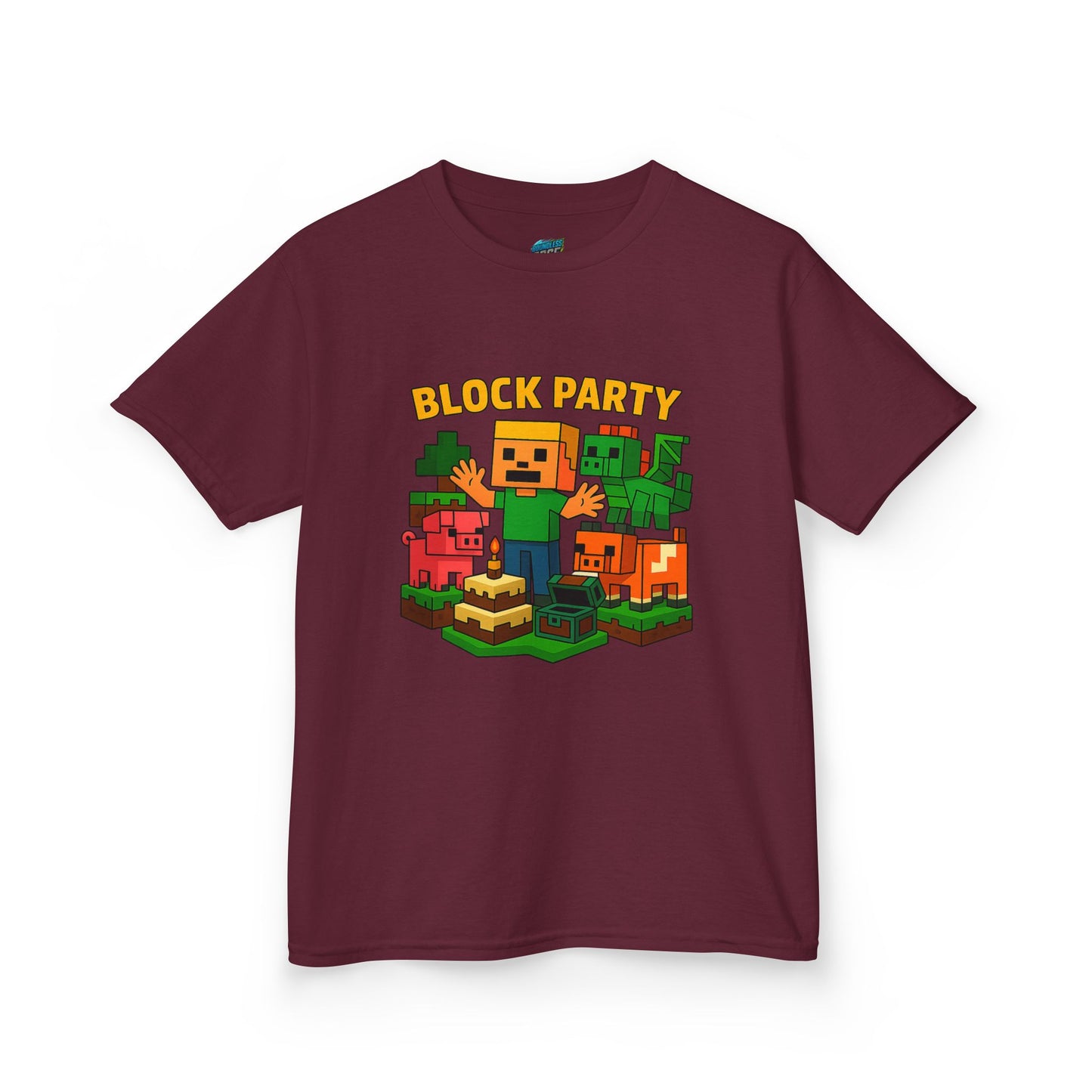 Block Party Playing with Danger Boys' Heavy Cotton T-Shirt