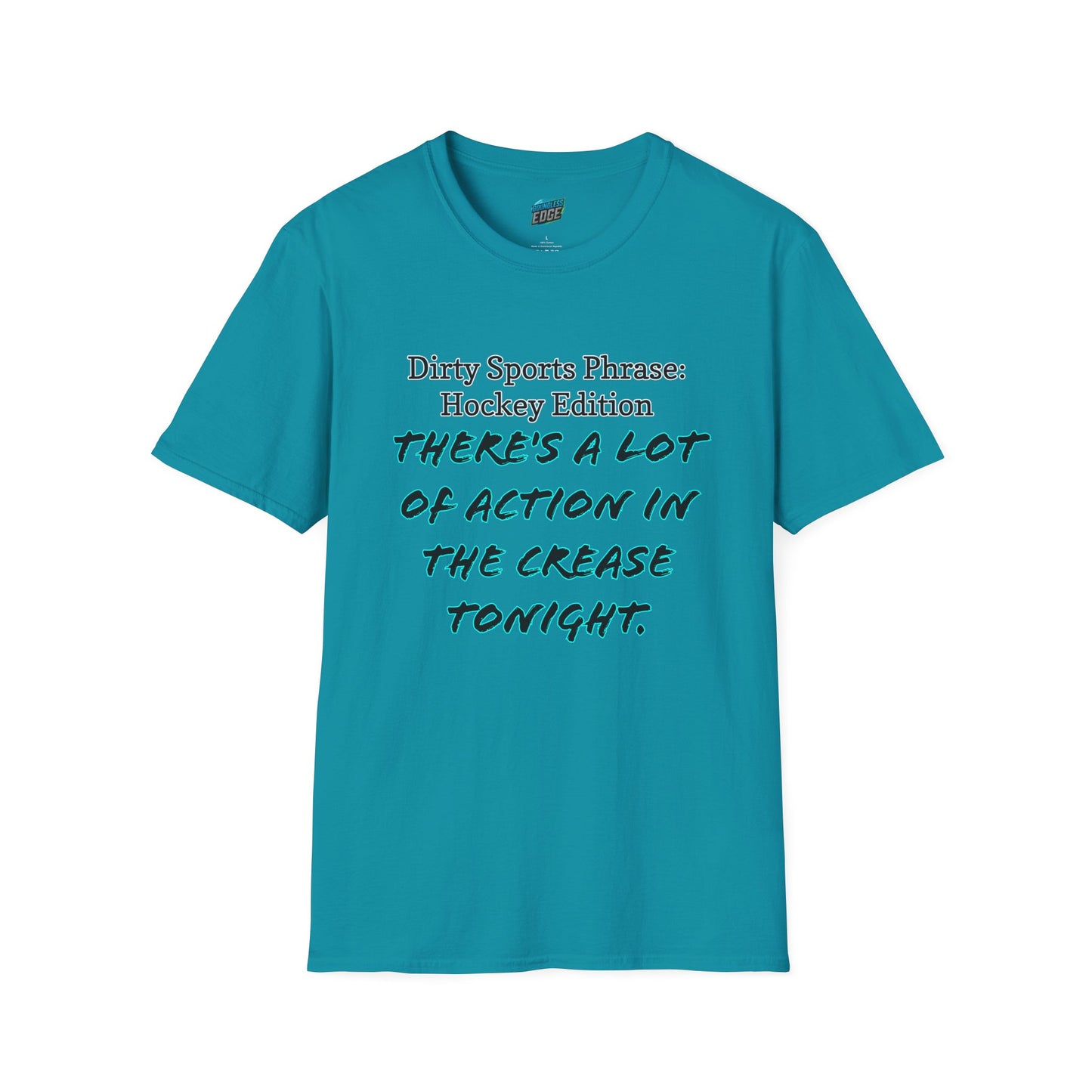 Dirty Sports Phrase Hockey Humor Women's Basic T-Shirt
