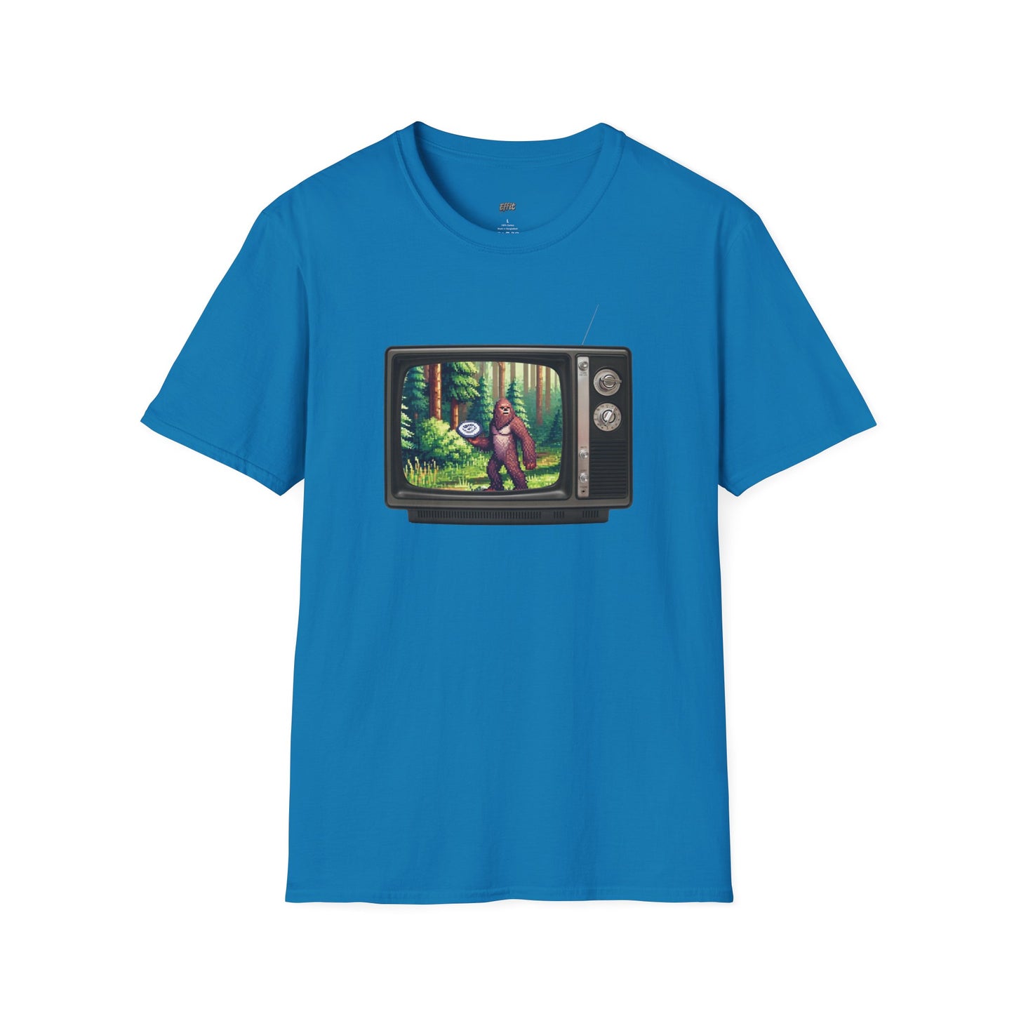 TV Video Game Sasquatch Disc Golf Men's Basic T-Shirt