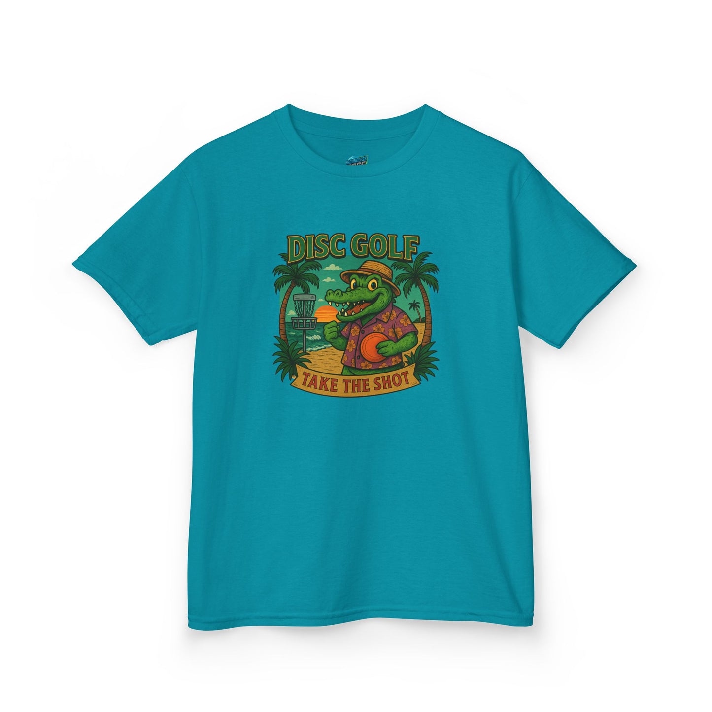 Take the Shot Disc Golf Gator Boys' Heavy Cotton T-Shirt