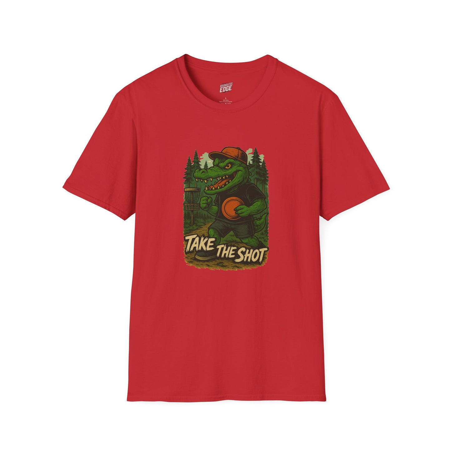 Take the Shot Disc Golf Gator Men's Basic T-Shirt