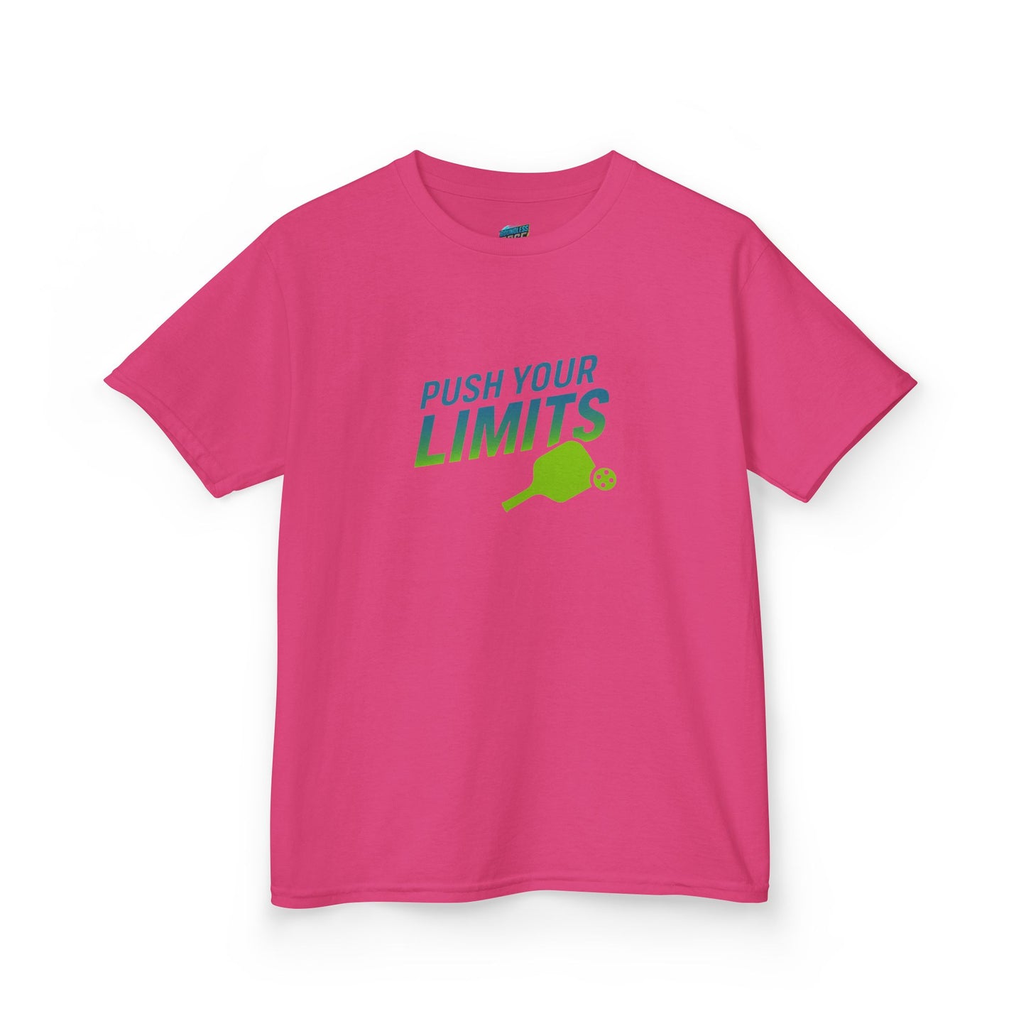 Push Your Limits Pickleball Boys' Heavy Cotton T-Shirt