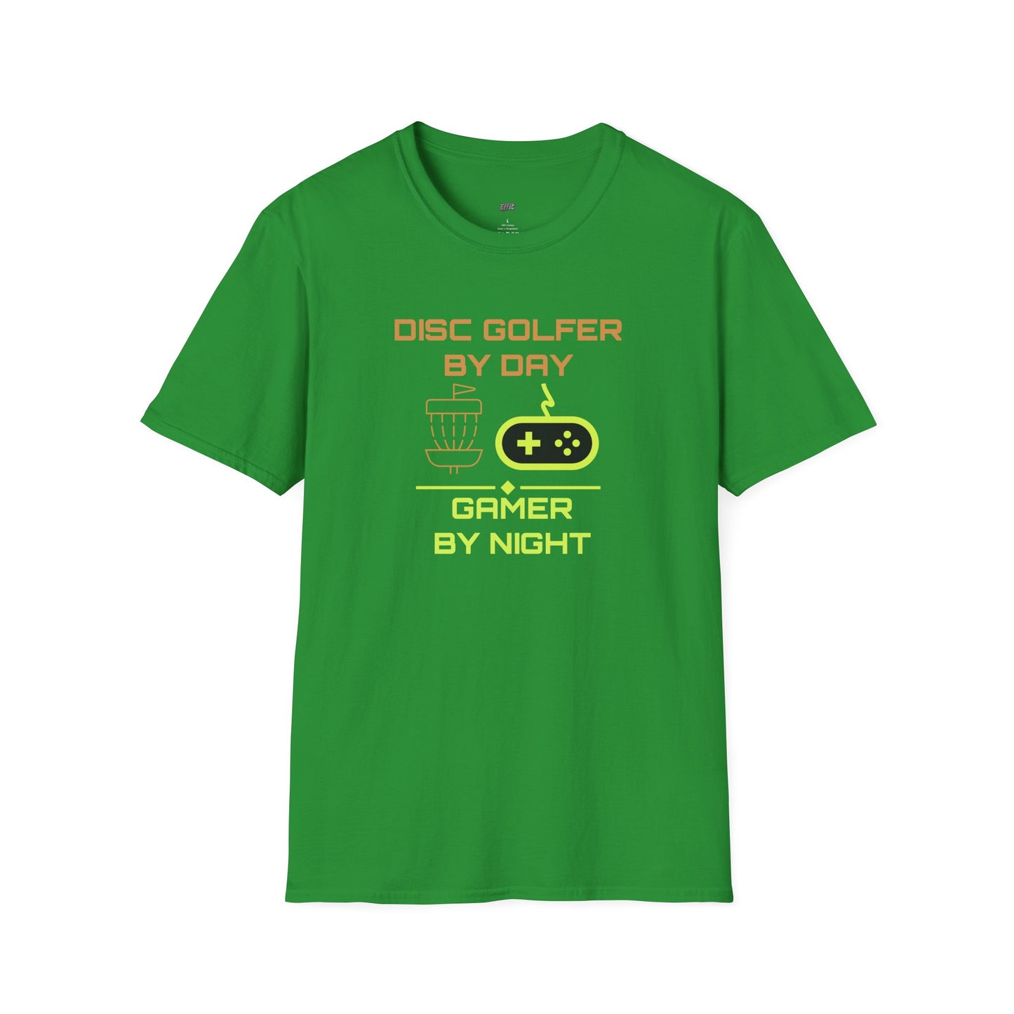 Disc Golf by Day, Gamer by Night Men's Basic T-Shirt