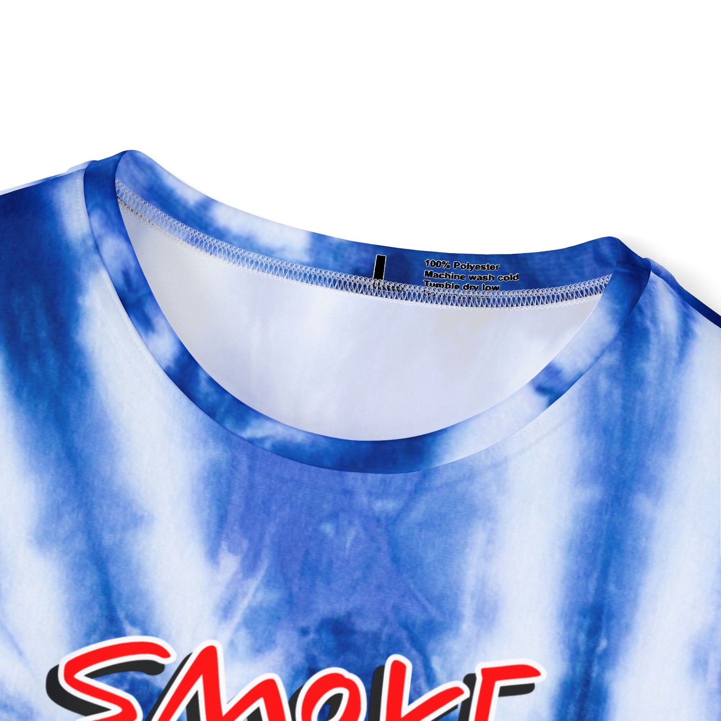 Smoke, Laugh, Throw Tie-Dye Adult Humor Disc Golf Men's Jersey Premium T-Shirt