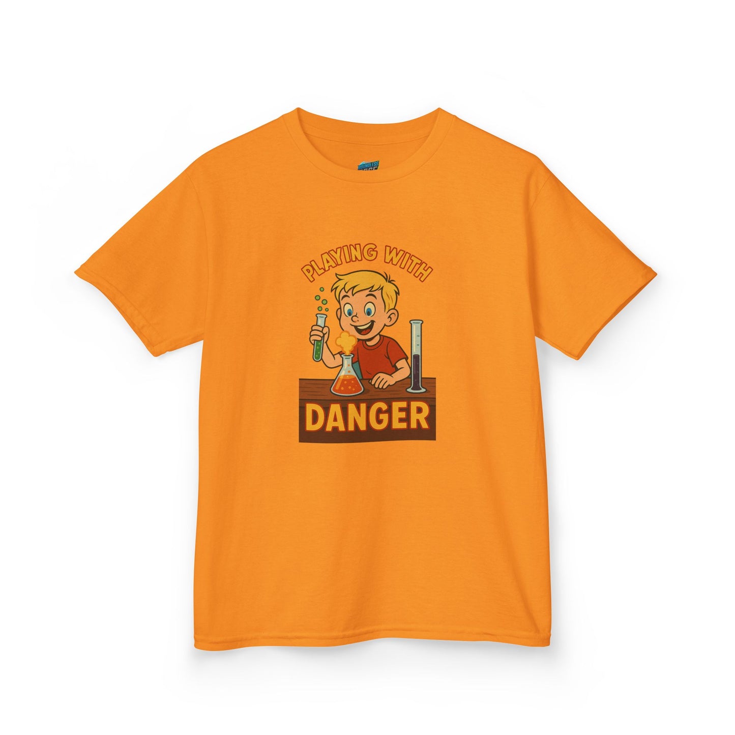 Playing with Danger Boys' Heavy Cotton T-Shirt