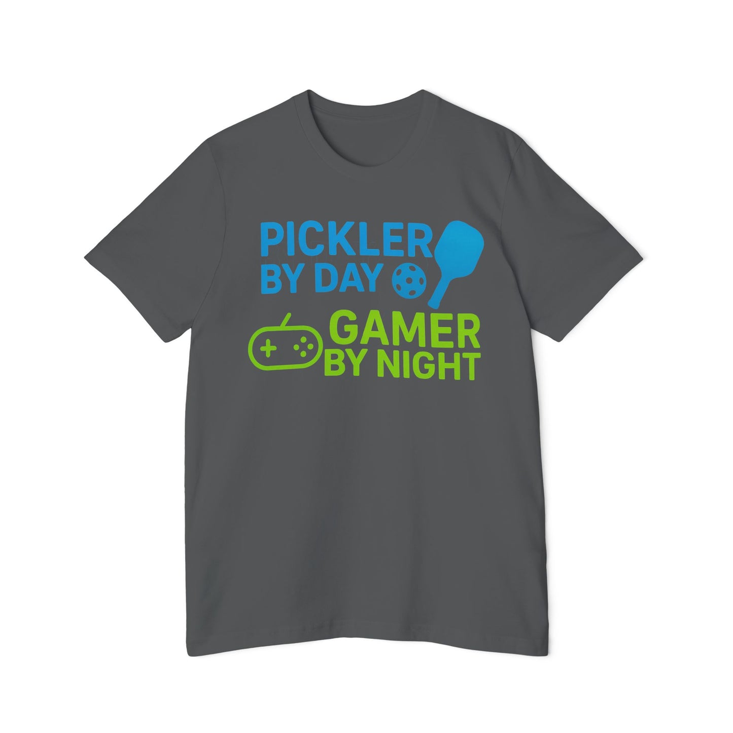 Pickler by Day, Gamer by Night Pickleball Men's Premium T-Shirt
