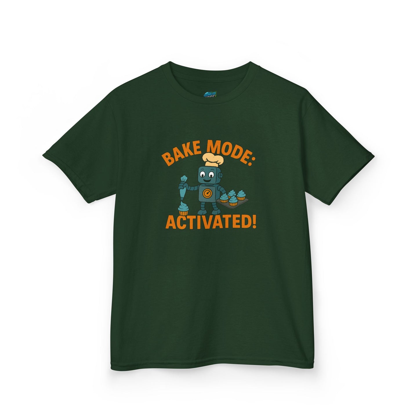 Bake Mode: Activated Playing with Danger Boys' Heavy Cotton T-Shirt