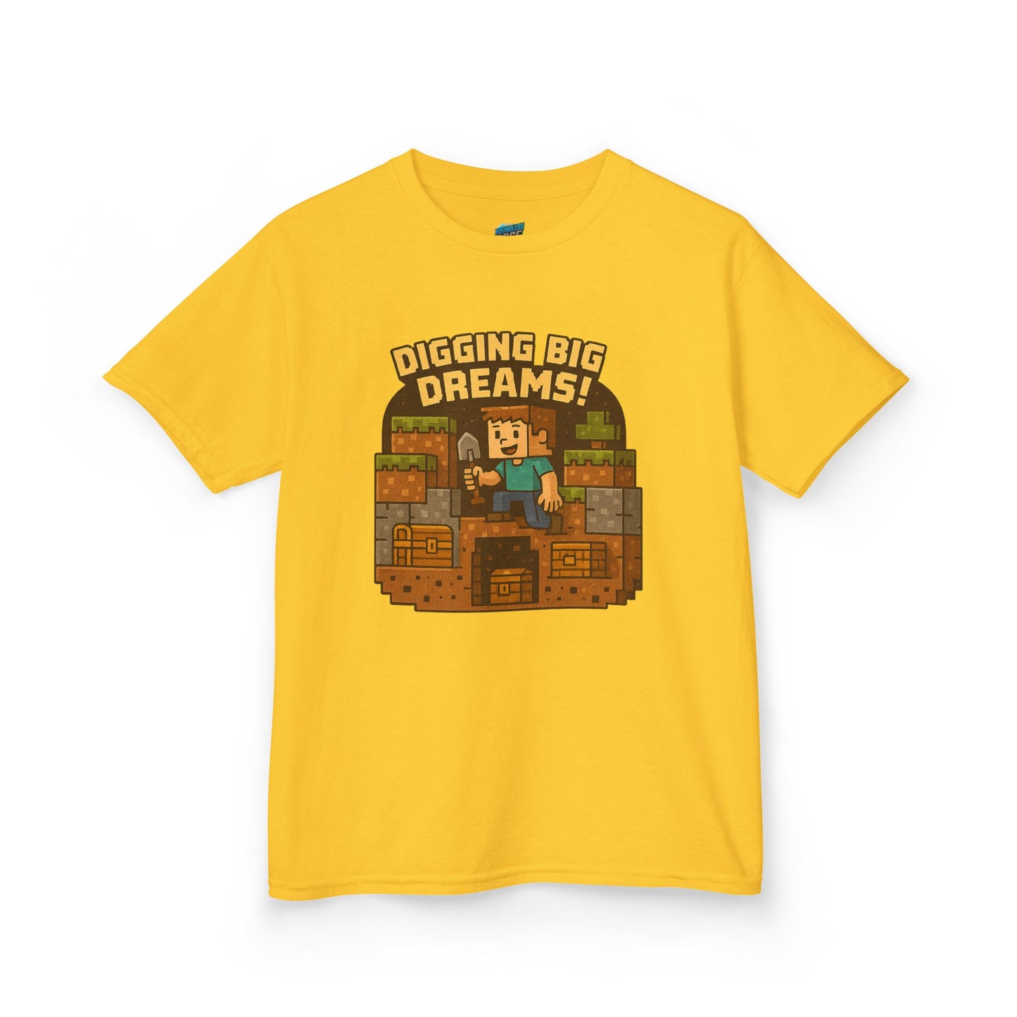 Digging Big Dreams Playing with Danger Boys' Heavy Cotton T-Shirt