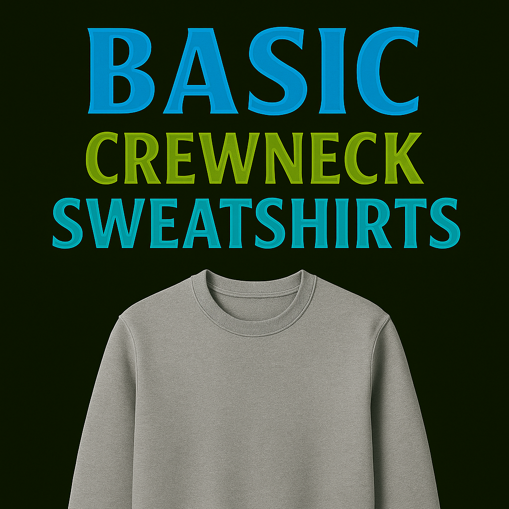 Women's Basic Crewneck Sweatshirt