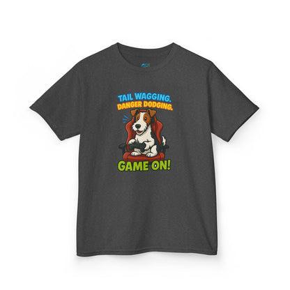Game On... Playing with Danger Girls' Heavy Cotton T-Shirt