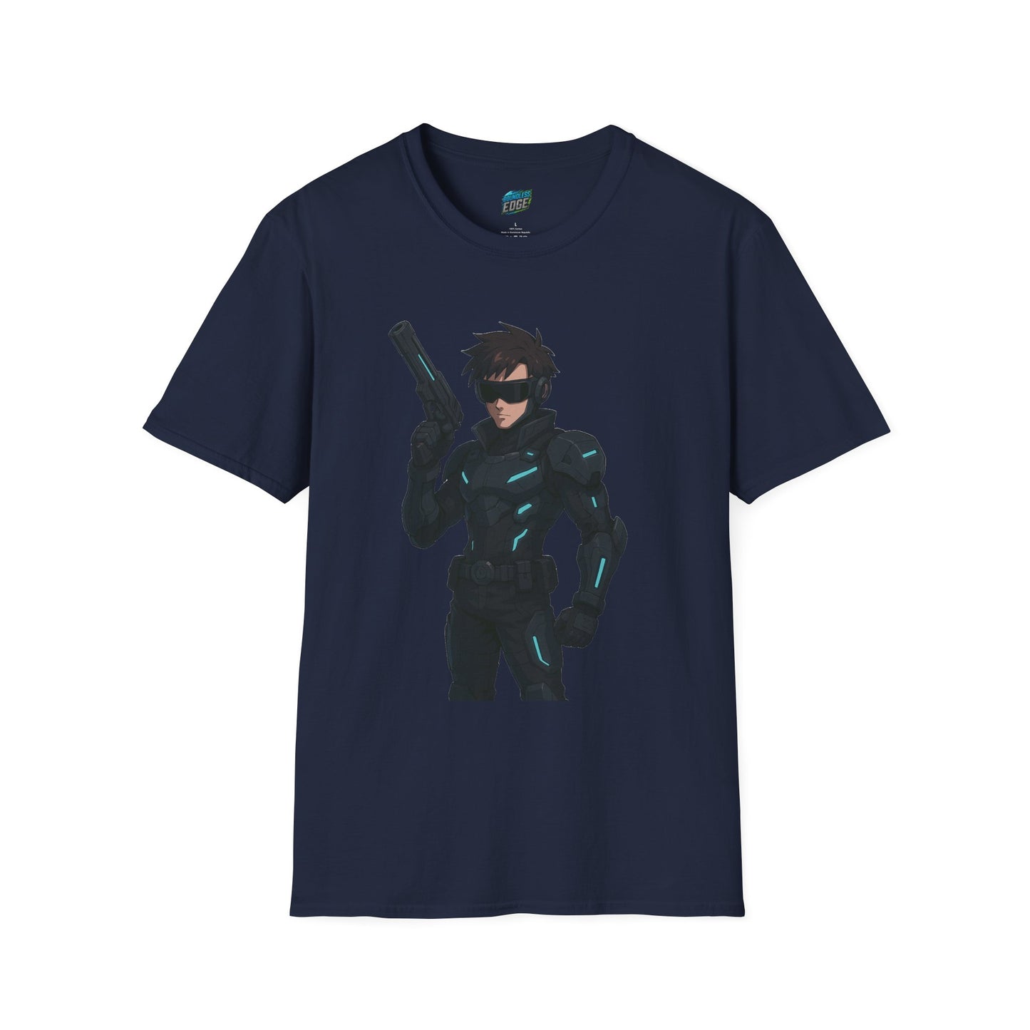 Cyber Agent Anime Men's Basic T-Shirt