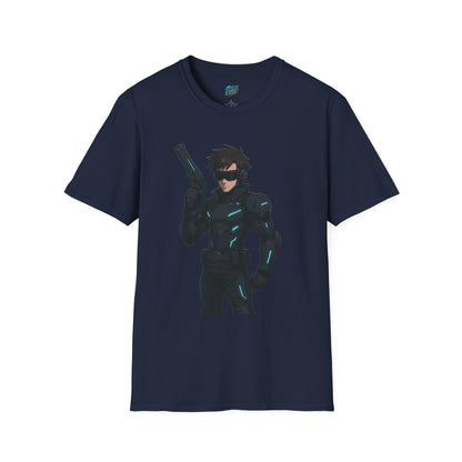 Cyber Agent Anime Men's Basic T-Shirt