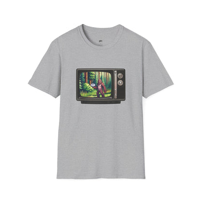 TV Video Game Sasquatch Disc Golf Men's Basic T-Shirt