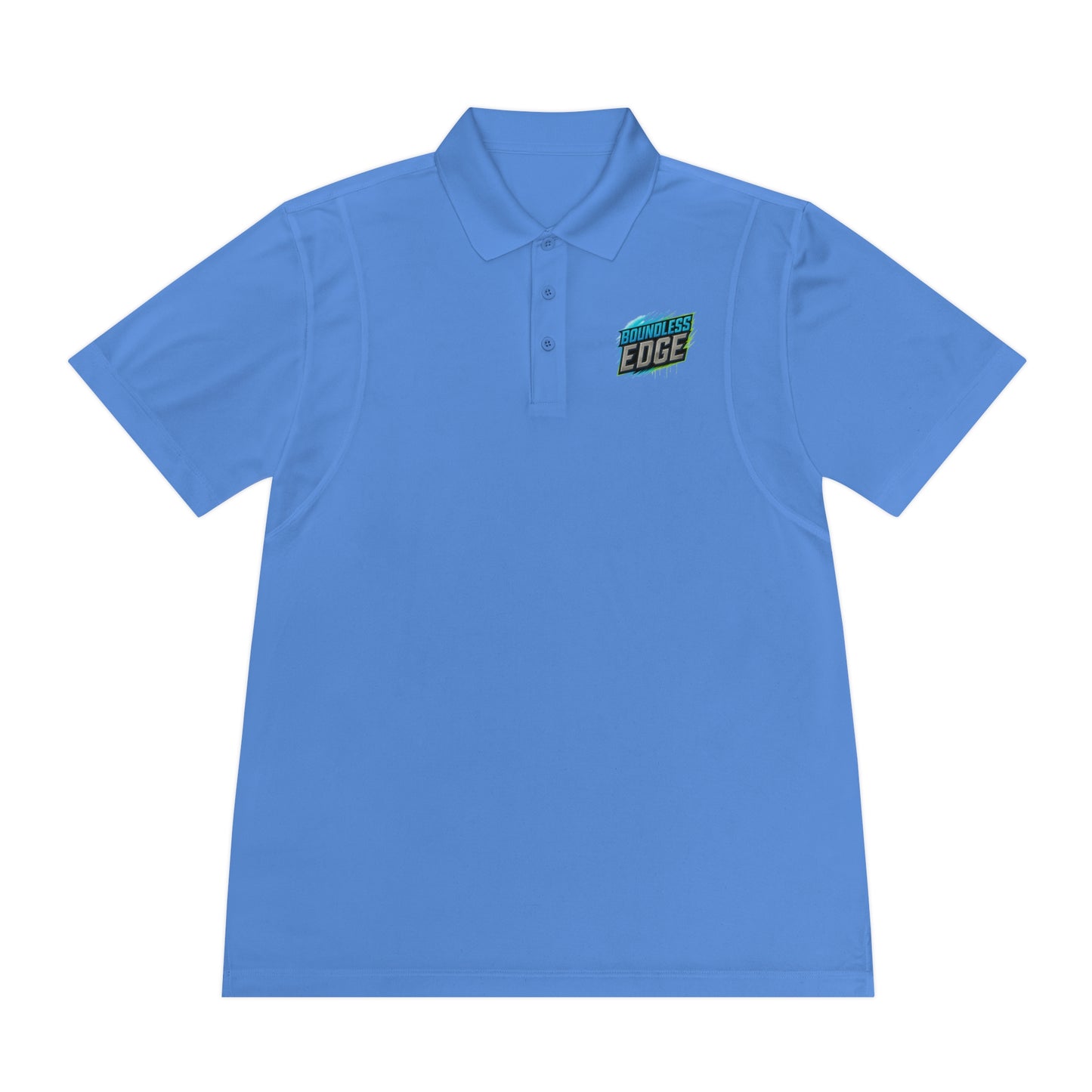 Boundless Edge Disc Golf Men's Sport Polo Premium T-Shirt