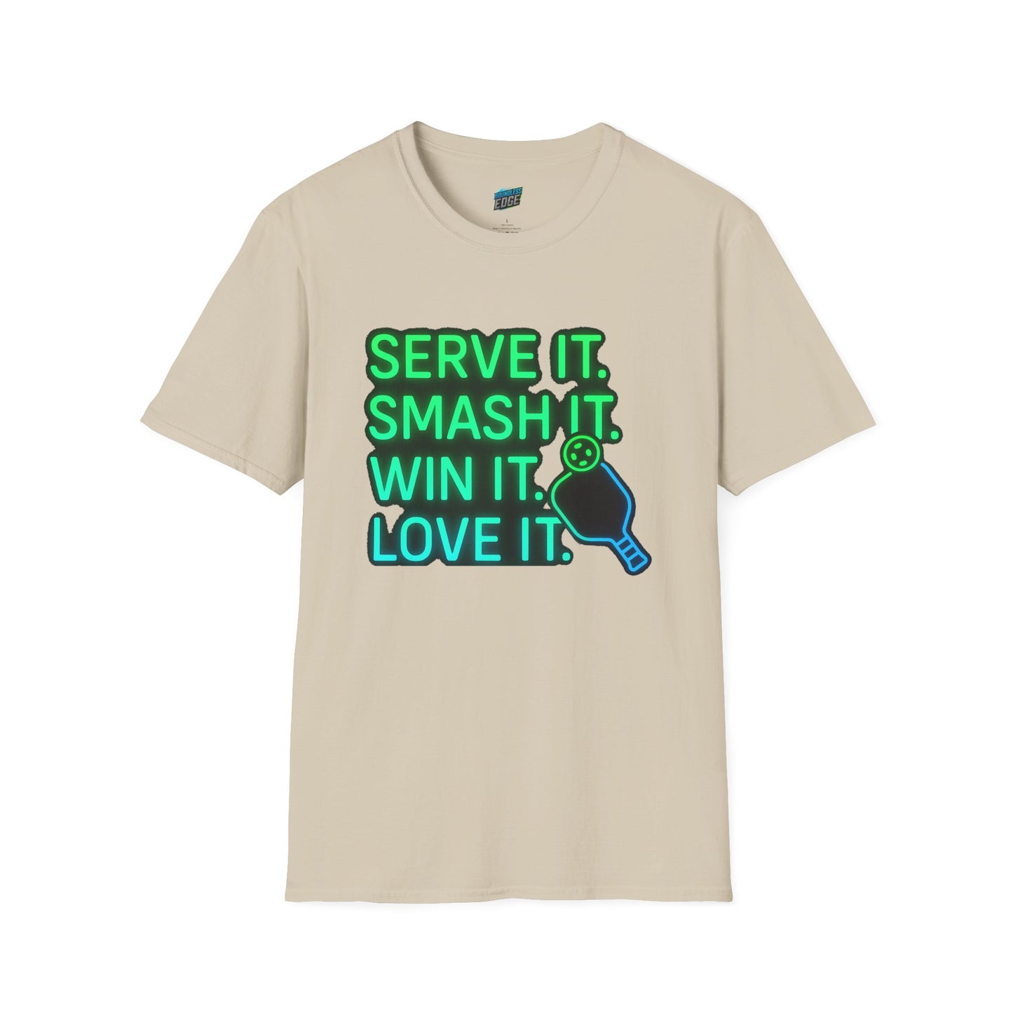 Serve it. Smash it. Win it. Love it. Pickleball Men's Basic T-Shirt