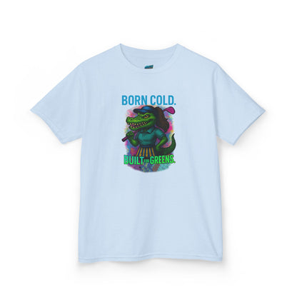 Born Cold. Built For Greens. Gator Golf Girls' Heavy Cotton T-Shirt