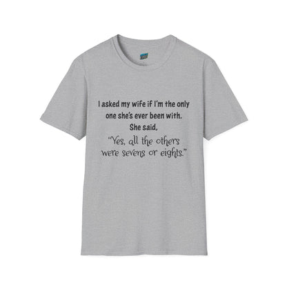 Wife Joke Dad Joke Humor Men's Basic T-Shirt