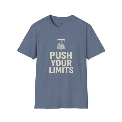 Push Your Limits Disc Golf Men's Basic T-Shirt
