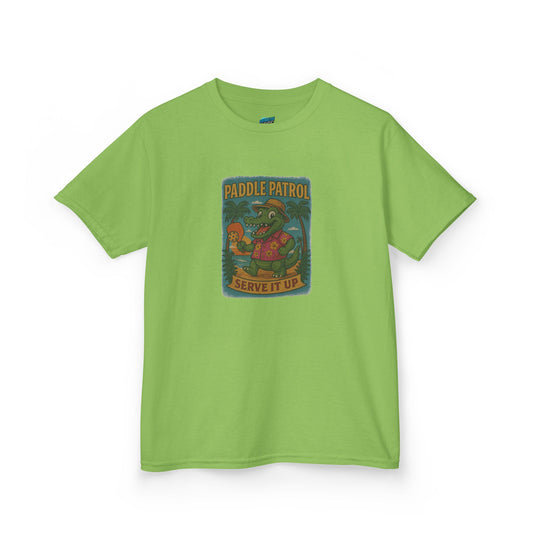 Paddle Patrol Gator Pickleball Girls' Heavy Cotton T-Shirt
