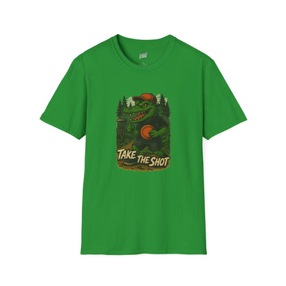 Take the Shot Disc Golf Gator Men's Basic T-Shirt