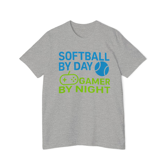 Softball by Day, Gamer by Night Women's Premium T-Shirt