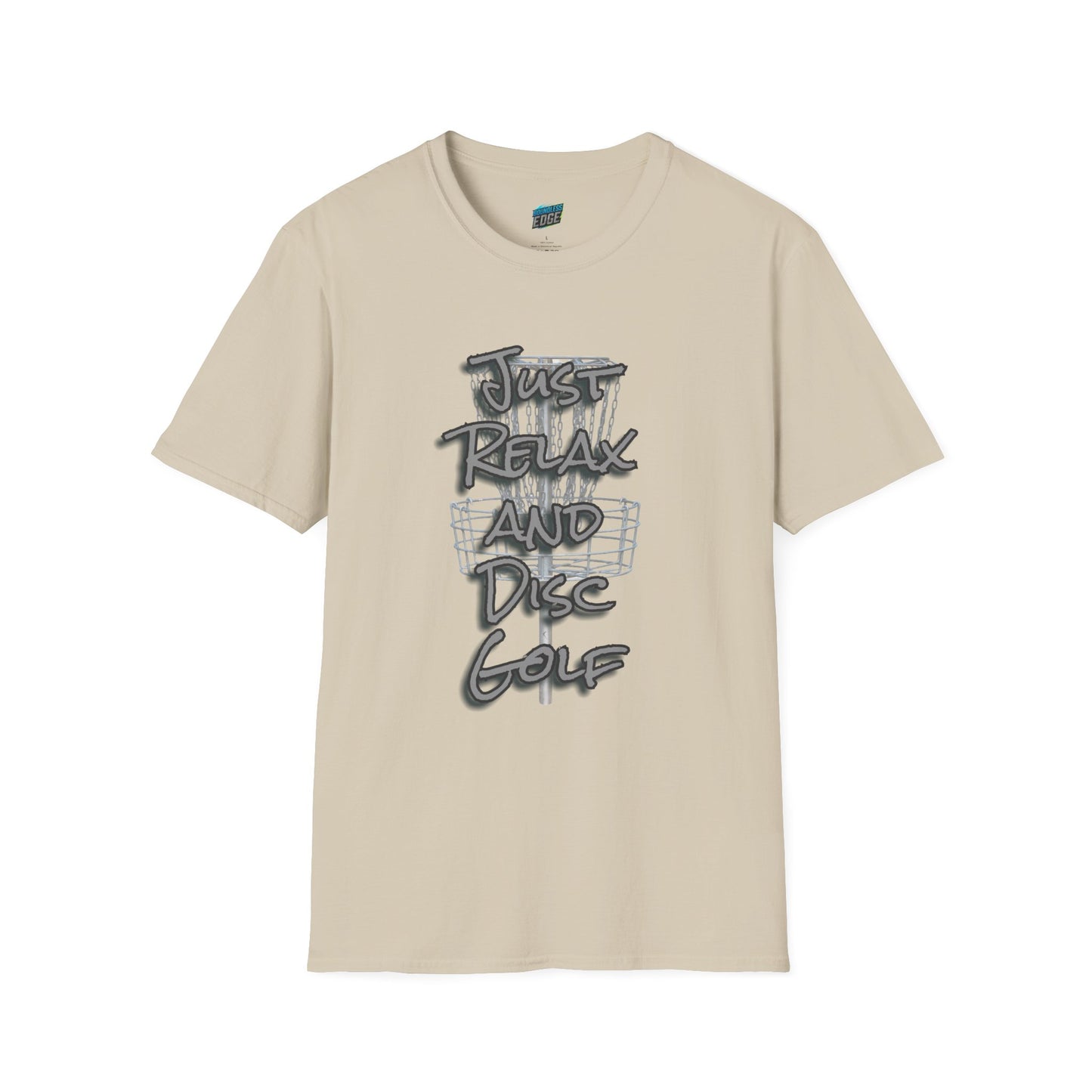 Just Relax and Disc Golf Humor Men's Basic Softstyle T-Shirt